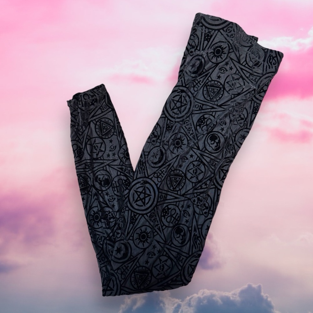 Brand New BlackMilk Occult Burnout Velvet Leggings – Size M